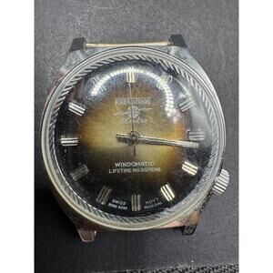 Vintage Kronatron Electra Windowmatic Lifetime Mainspring Men's Wristwatch